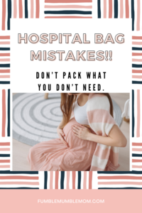 What NOT To Pack In Your Labor Hospital Bag