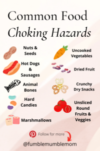 Choking Food Hazards Babies and Toddlers