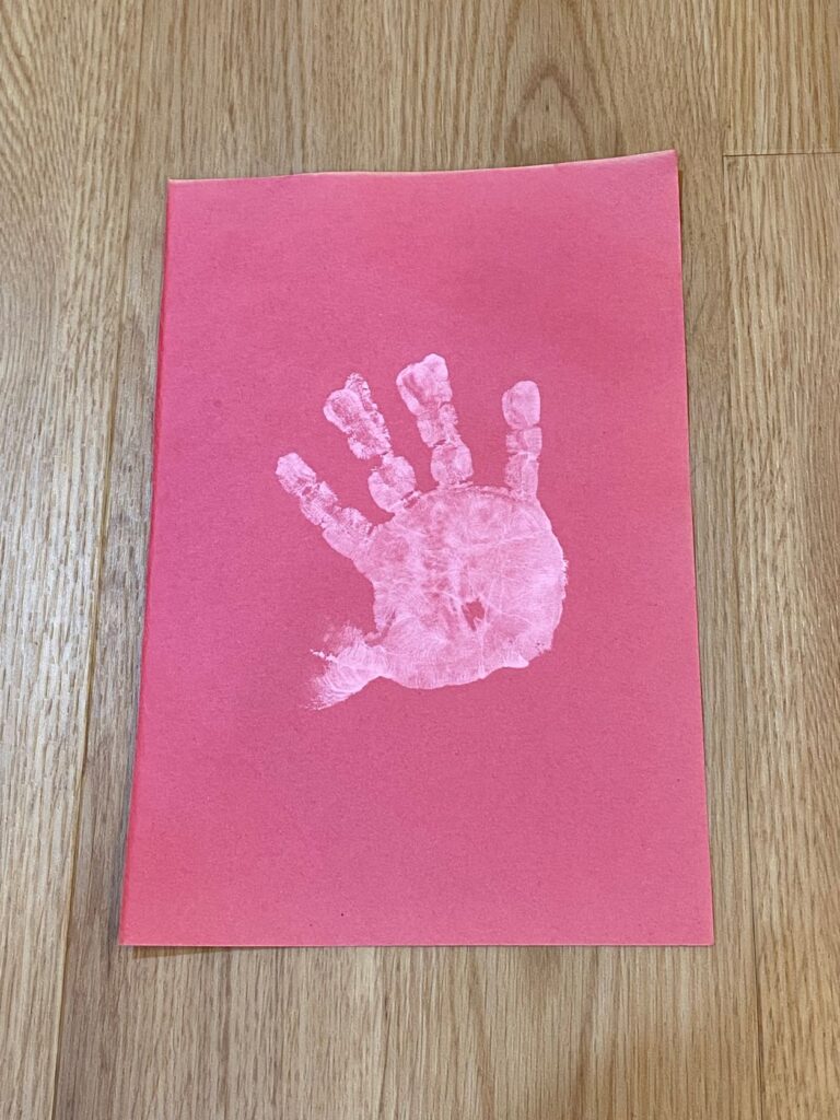 Valentine's Day Handprint Craft