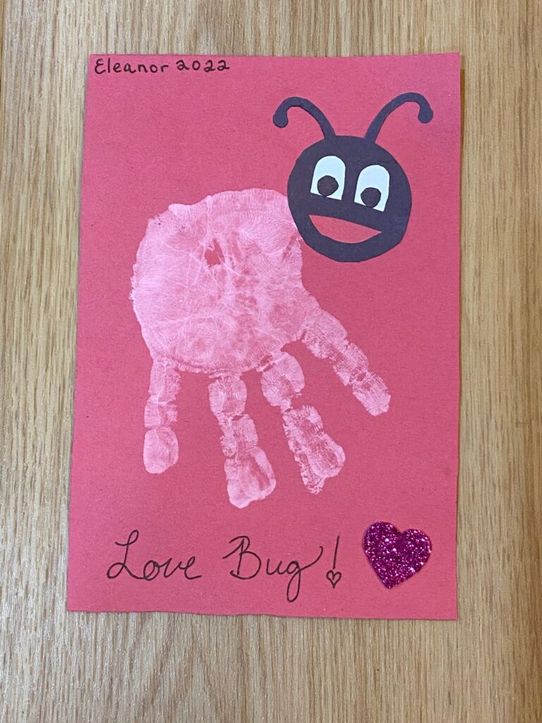 Valentine's Day Toddler Infant Love Bug Craft